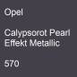 Preview: Opel, Calypsorot Pearl Effekt Metallic, 570.